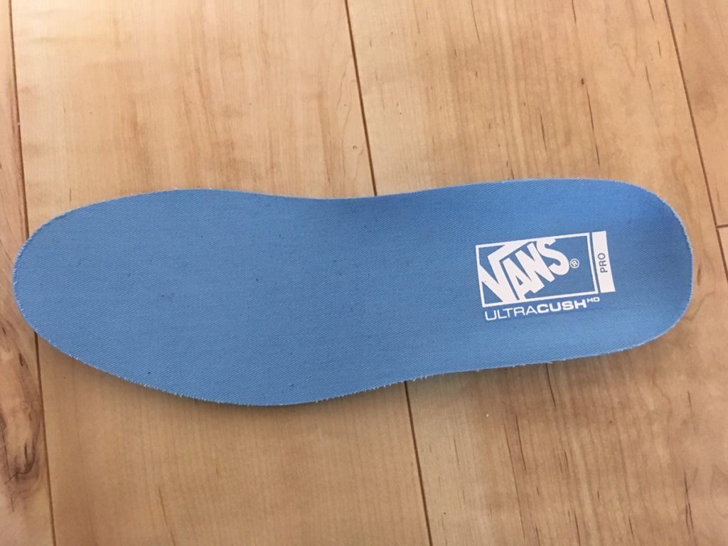 VANSのスケシューのインソール