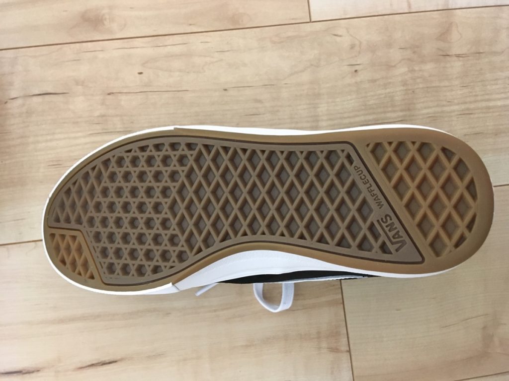 VANSのスケシューのワッフルソール