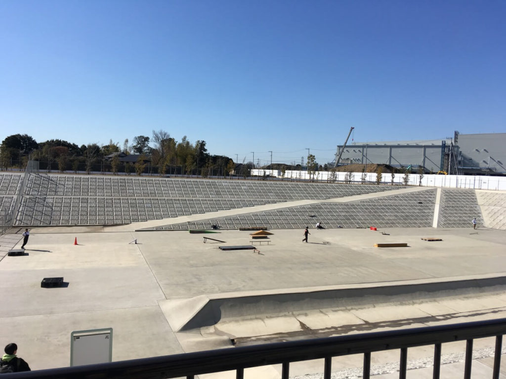 屏風スケートボードエリア