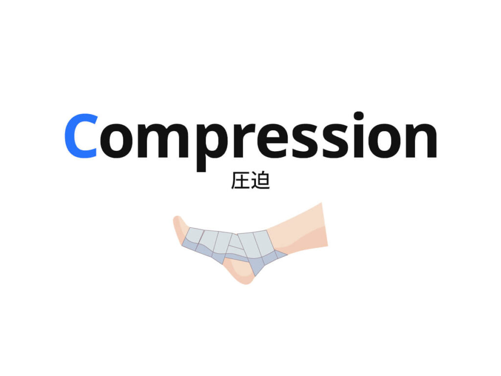 RICEのCompression圧迫