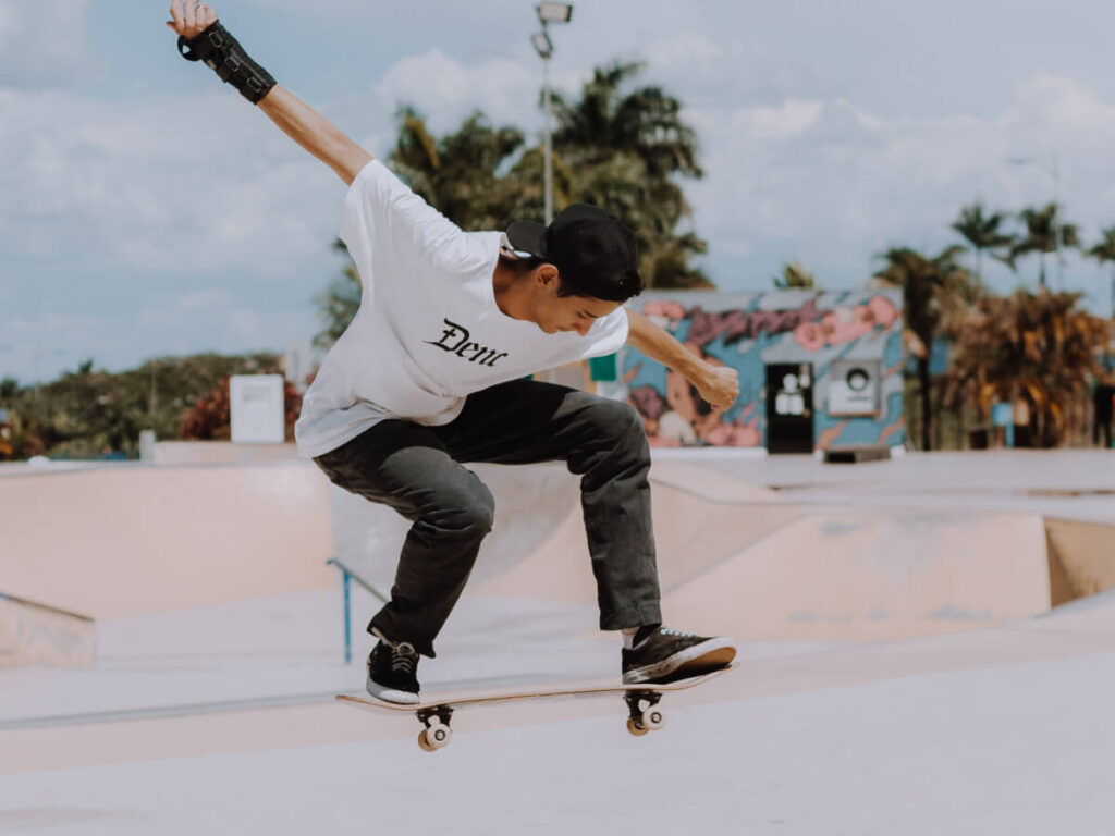 スケボーのオーリー