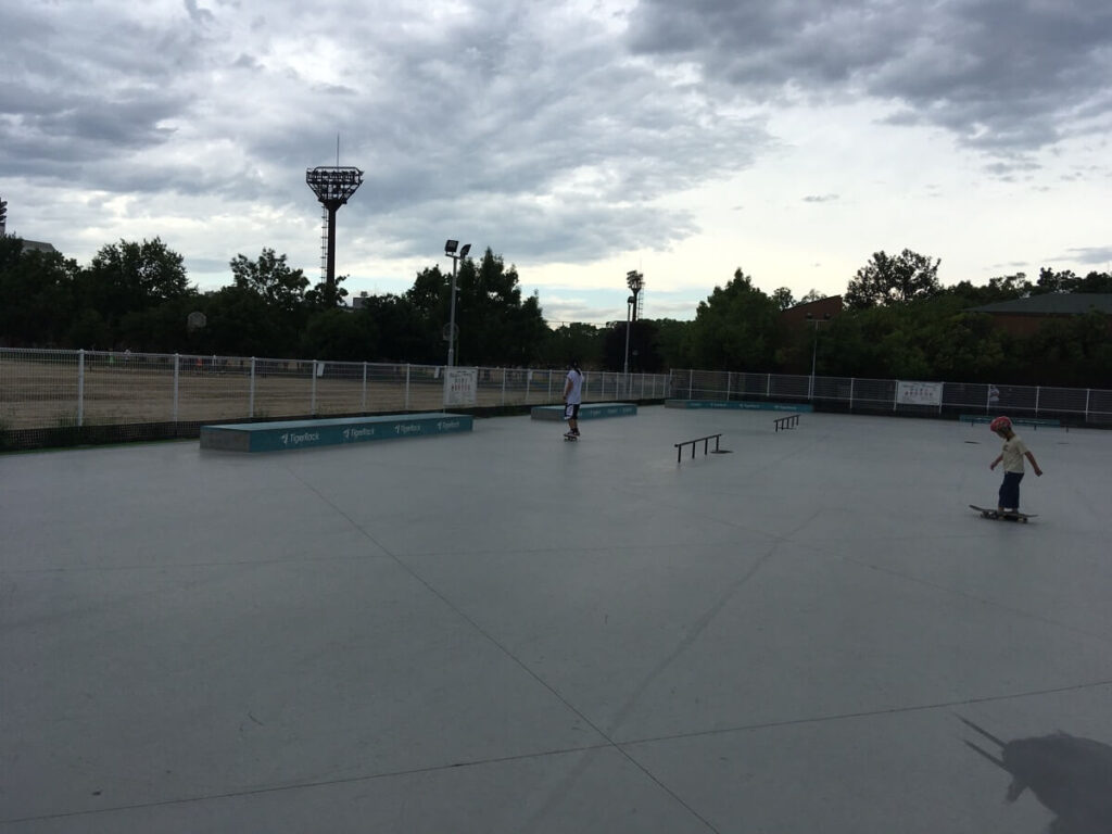 タイガーラックスケートボードパーク長居